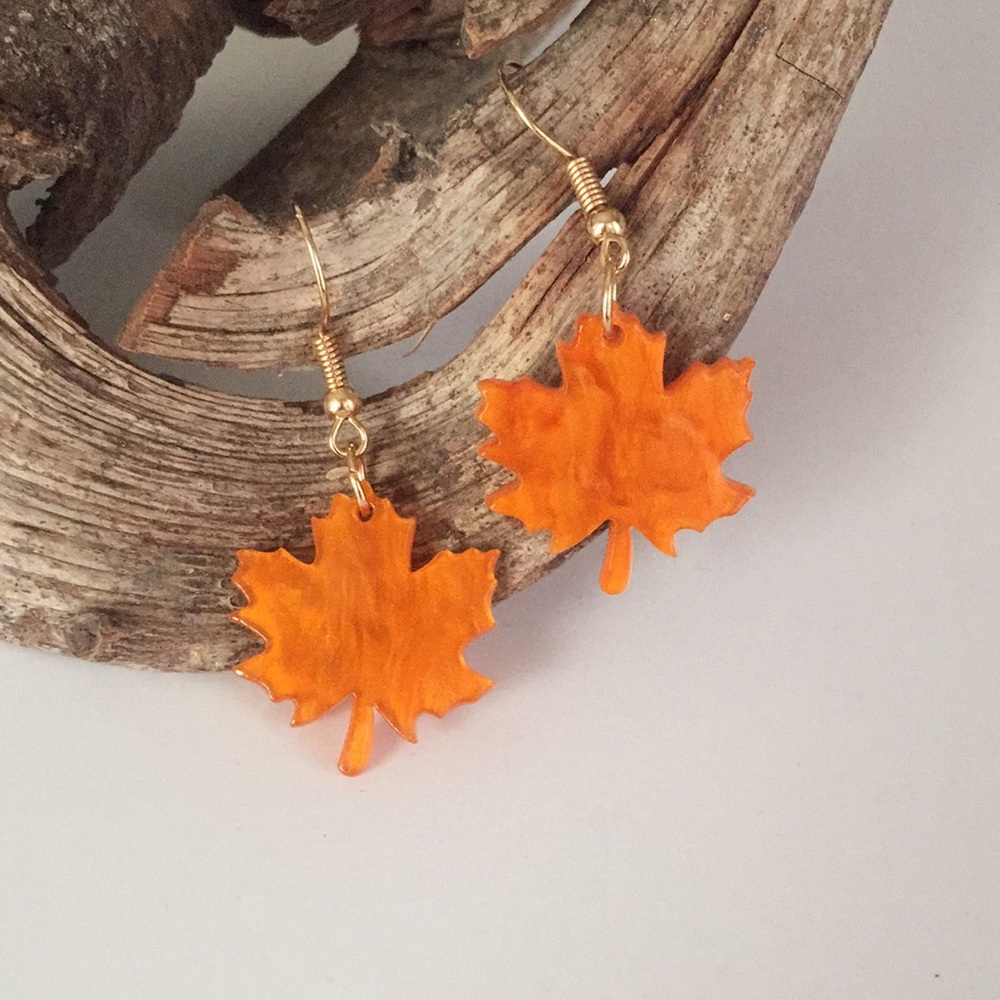 Free ADD-ON with any order - Maple Leaves Earrings